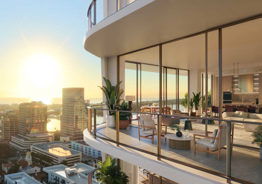 View overlooking water at Banyan Tree Residences West Palm Beach