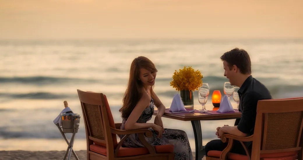 Dinner on the beach