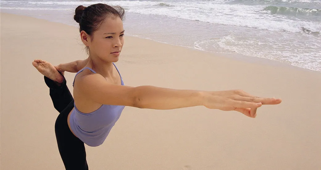 Yoga on the beach