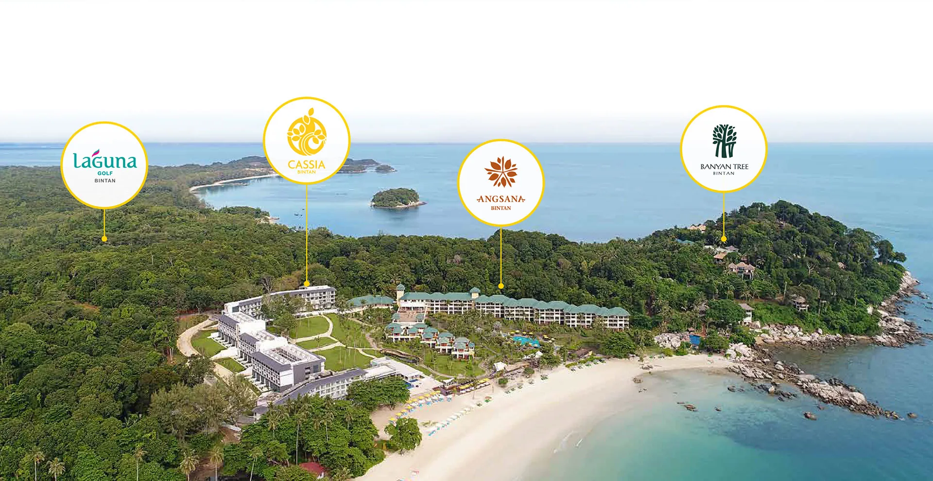 Cassia Residences Bintan Aerial Map