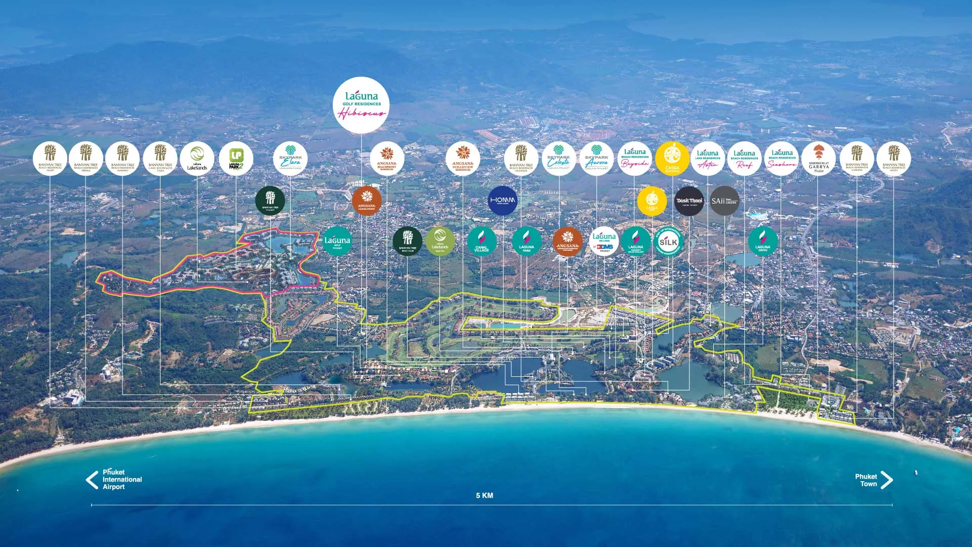 Aeria Map Laguna Golf Hibiscus