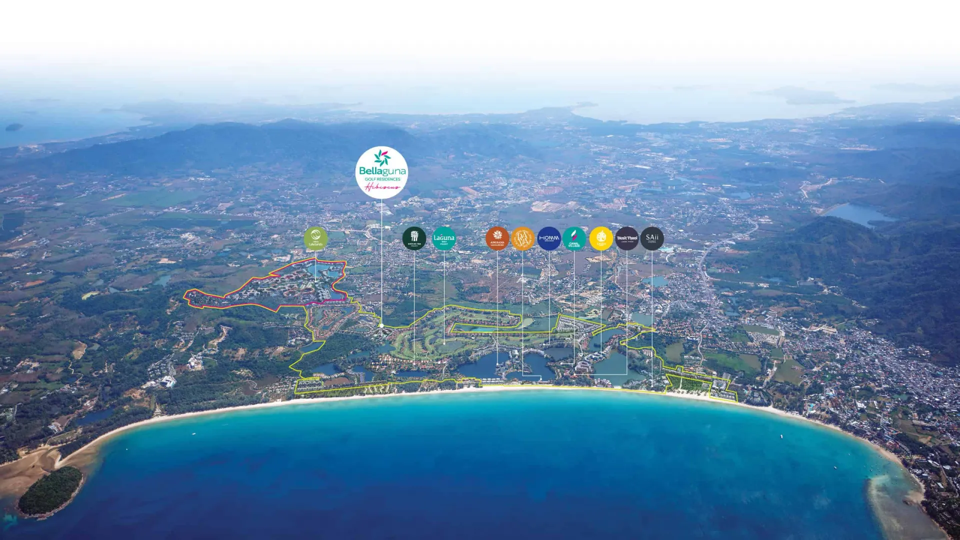 Aeria Map Bellaguna Golf Residences Hibiscus