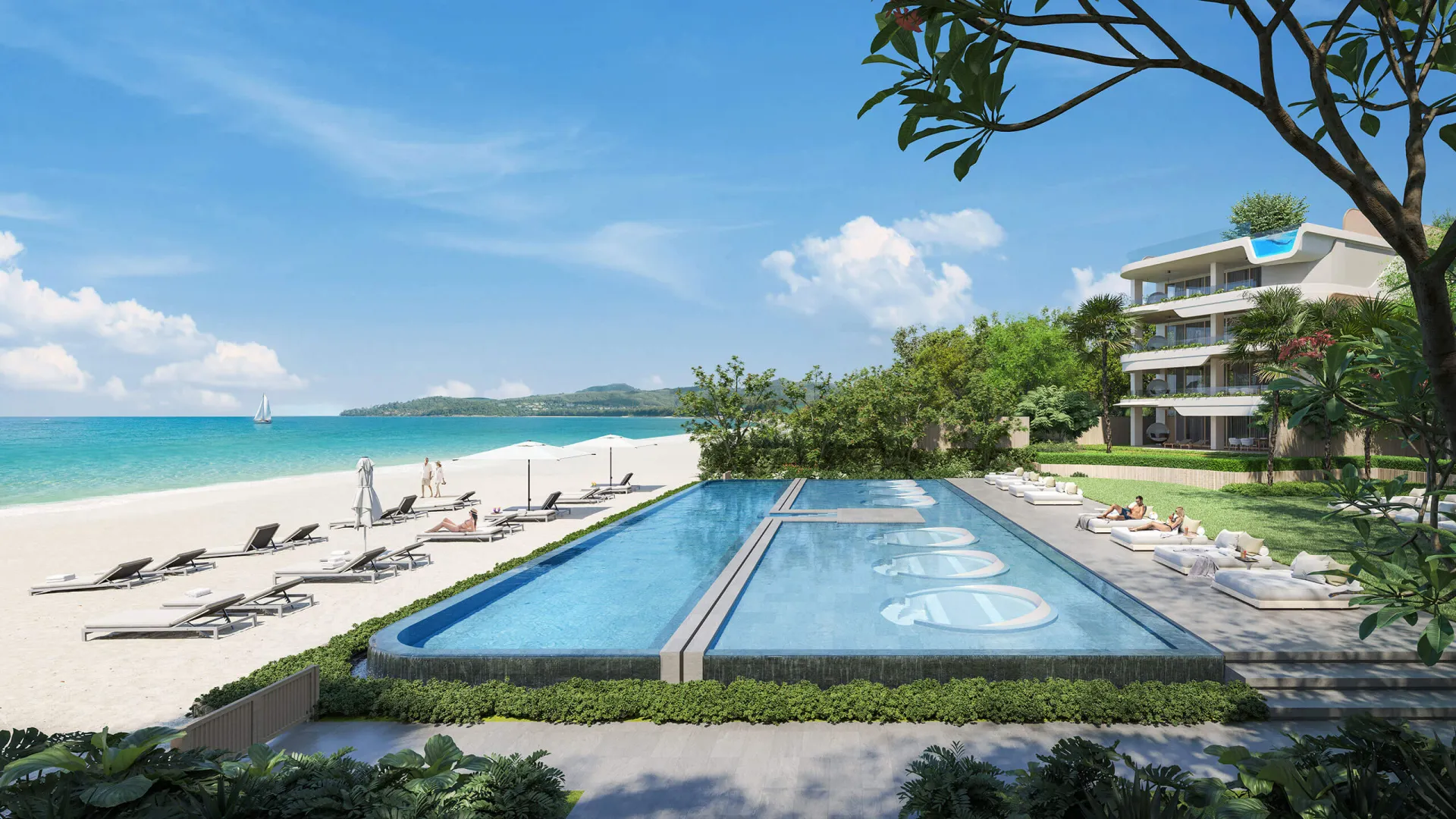 Absolute beachfront condo Phuket