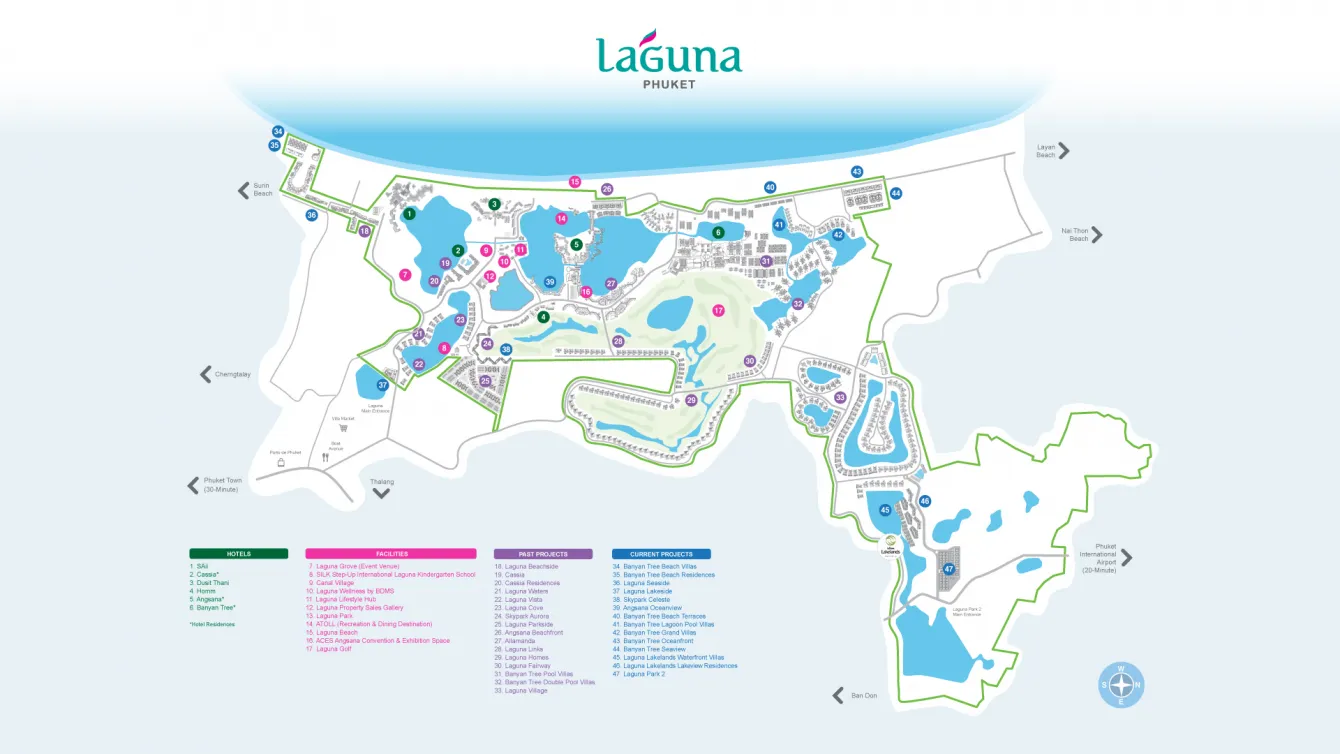 Master plan Lakelands Waterfront Villas
