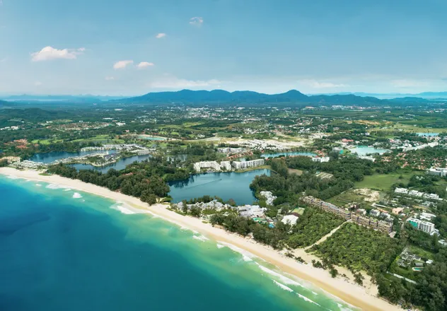 Aerial Looking in Laguna Resort