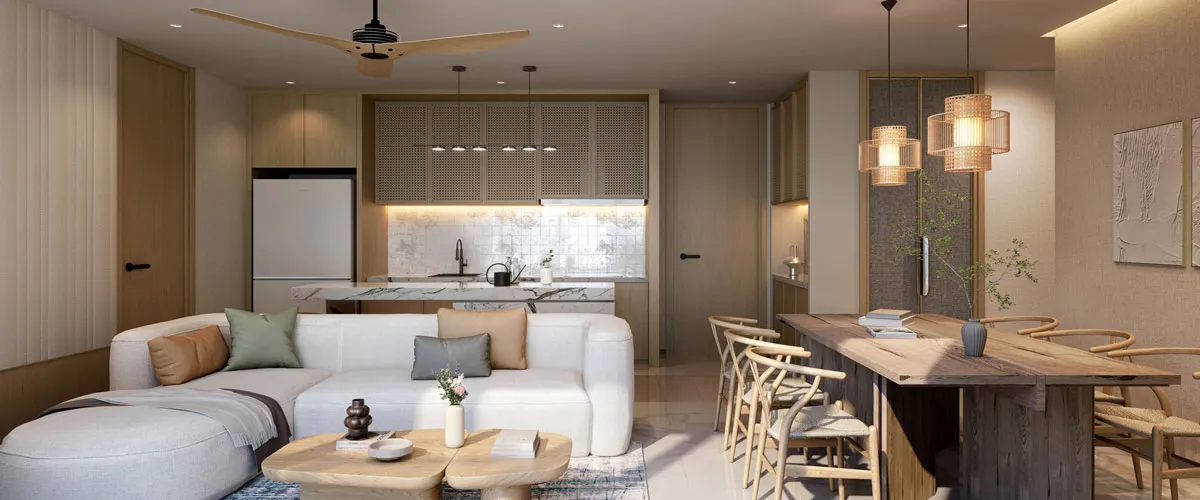 3 bedroom - Living area